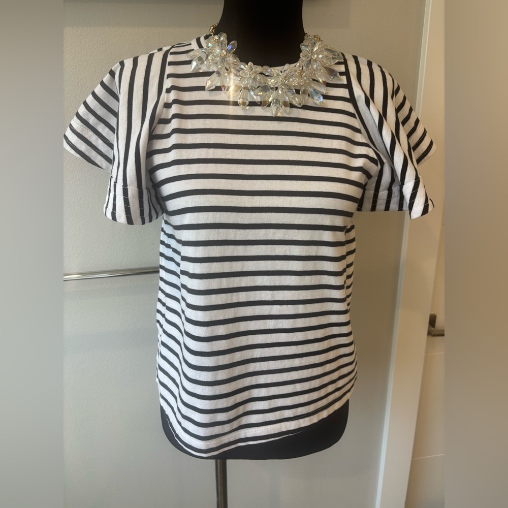 ALC Striped Black and White Women's Top